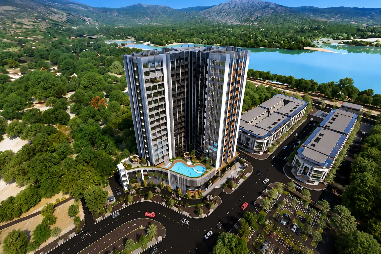 Phối cảnh dự án Khu dân cư Ánh Việt