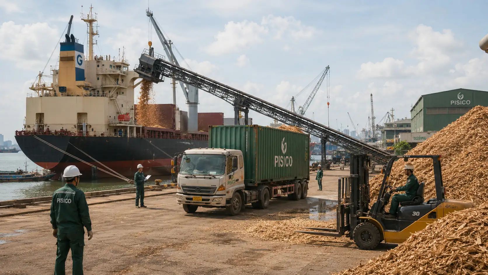 Dăm gỗ keo xuất khẩu