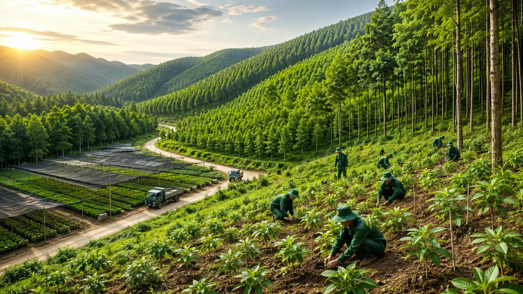 lĩnh vực trồng rừng của pisico
