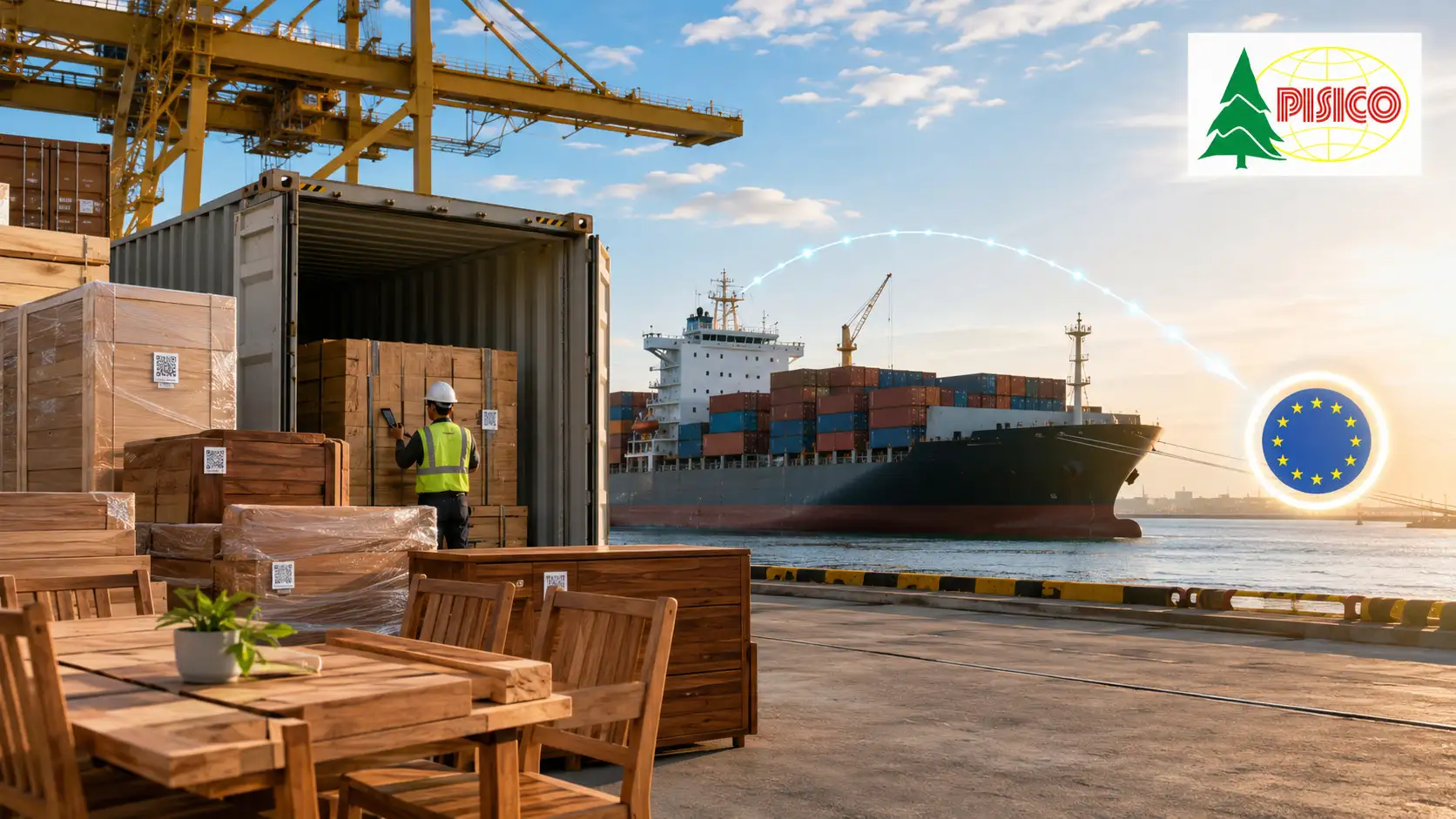 Sản phẩm gỗ đáp ứng EUDR được xuất khẩu sang thị trường EU